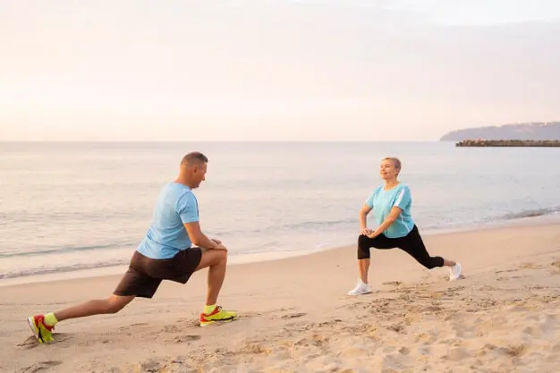 ejercicios pareja playa