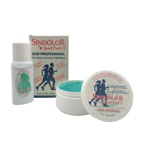 Lote 3 Gel SinDolor Sport Forte Profesional + 1 Roll On Gel SinDolor