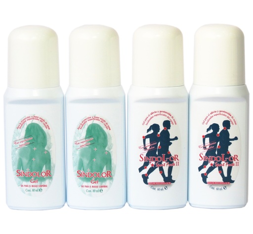 [2gel-2sport] Lote 2 Gel Sin Dolor + 2 Gel sin Dolor Sport Forte II